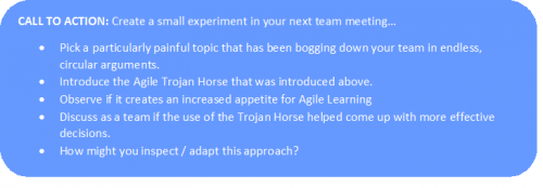 Applying the Agile Trojan