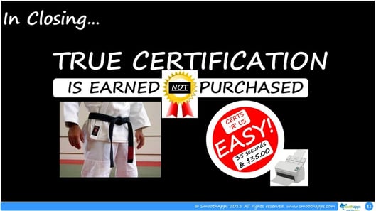 True Certification 6